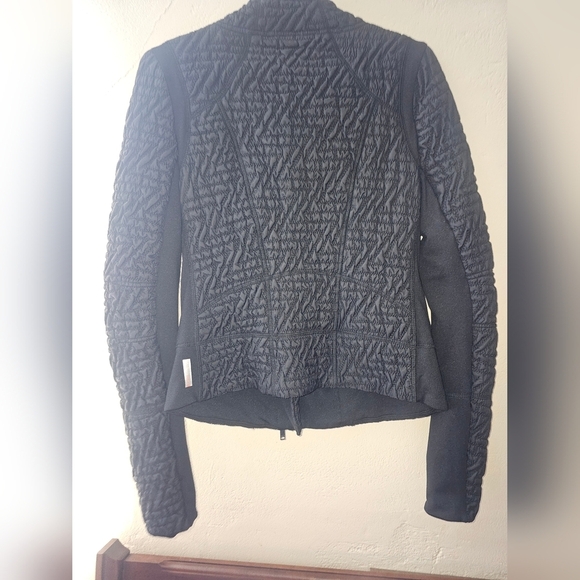 Zella Z Stretch Moto Jacket in Black - Picture 5 of 9